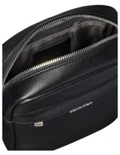 Calvin Klein Micro Pebble Reporter Bag in Black