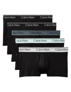 Calvin Klein Microfibre Stretch Low Rise Trunks 5 Pack in Multi