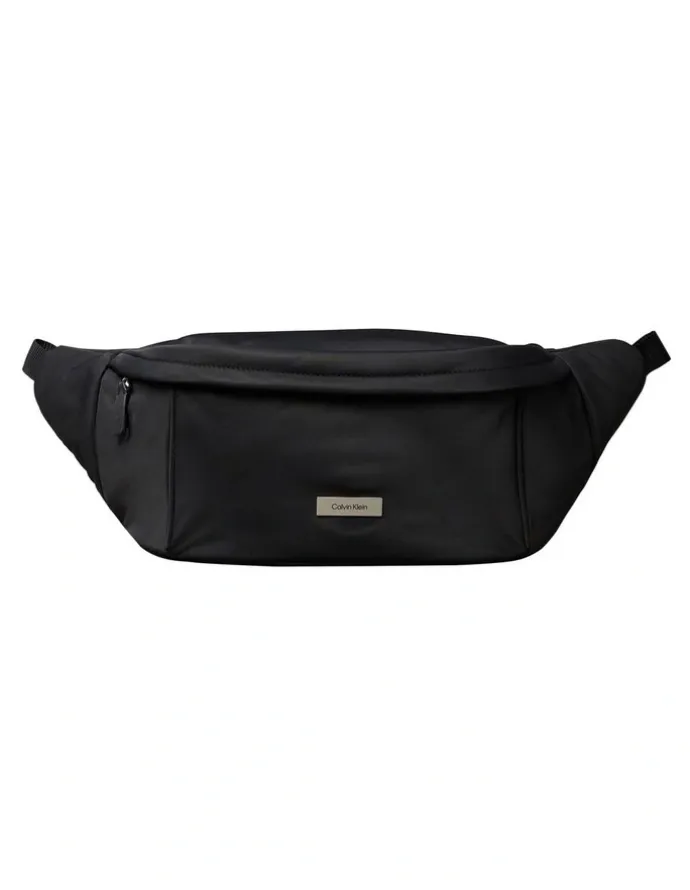 Calvin Klein Nylon Sling Bag in Black
