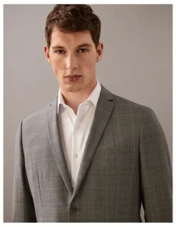 Calvin Klein Prince Of Wales Check Suit Jacket