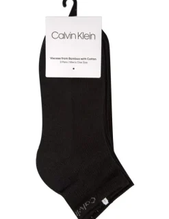 Calvin Klein Quarter Crew Sports Socks 3 Pack in Black