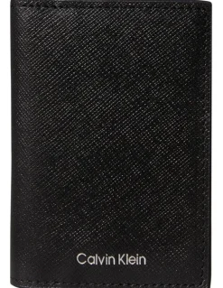 Calvin Klein Refined Compact Billfold Wallet in Black