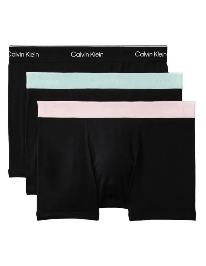 Calvin Klein Relaxed Fit Trunks 3 Pack in Multi
