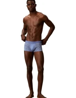 Calvin Klein Sculpt Lace Low Rise Trunk in Blue
