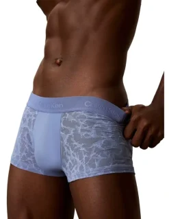Calvin Klein Sculpt Lace Low Rise Trunk in Blue