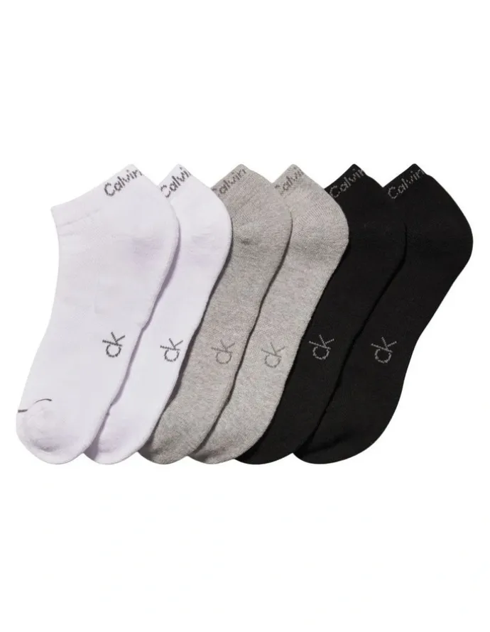 Calvin Klein Sports Lowcut Socks 6 Pack in Multi