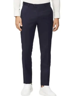 Calvin Klein Super Slim Twill Suit Trouser in Navy