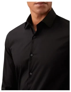 Calvin Klein The Poplin Shirt Slim Fit in Black