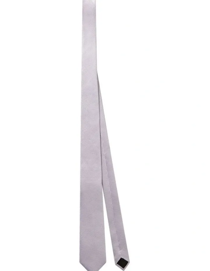 Calvin Klein Tie in Dobby Grey