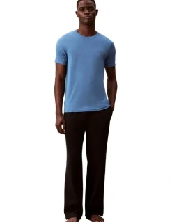 Calvin Klein Ultra Soft Modal Crewneck Sleep T-Shirt in Liberty Blue