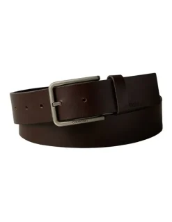 Calvin Klein Warmth Buckle Smooth Belt 35mm in Brown
