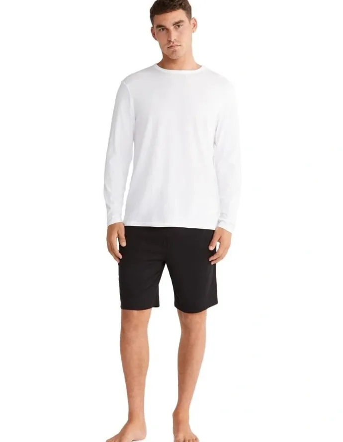 Calvin Klein Chill Sleep Shorts in Black