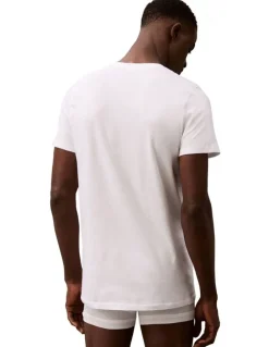 Calvin Klein Cotton Classics Crew Tshirt 3 Pack in White
