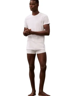 Calvin Klein Cotton Classics Crew Tshirt 3 Pack in White