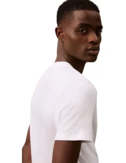 Calvin Klein Cotton Classics Crew Tshirt 3 Pack in White
