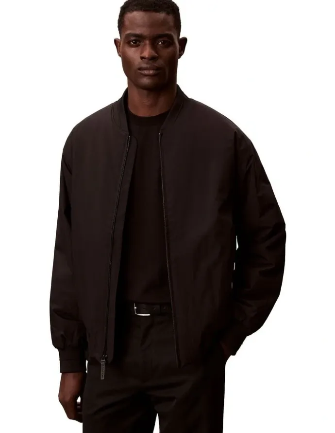 Calvin Klein Hero Bomber Jacket in Black