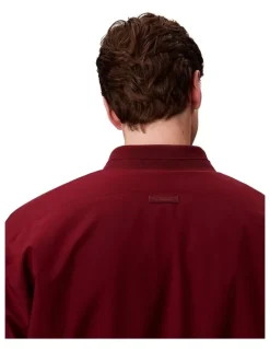 Calvin Klein Hero Bomber Jacket in Renaissance Red