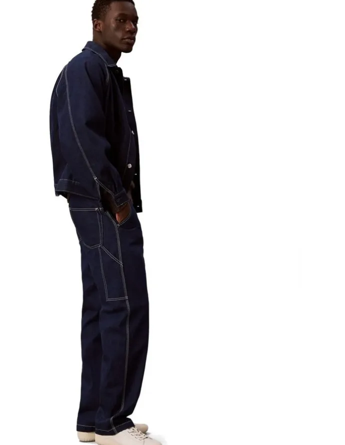 Calvin Klein Jeans Denim Darted Carpenter Jeans in Shuriken Rinse