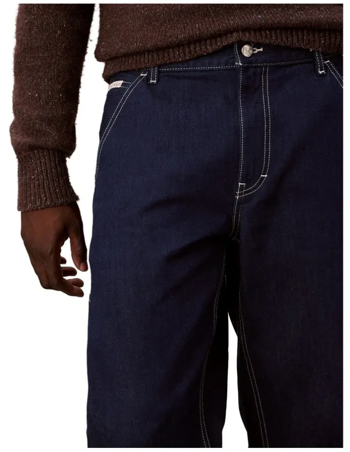 Calvin Klein Jeans Denim Darted Carpenter Jeans in Shuriken Rinse