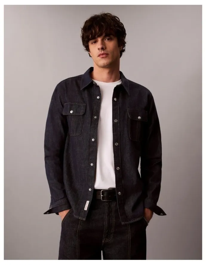 Calvin Klein Jeans Forever Raw Western Denim Shirt