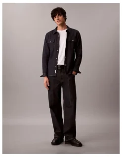 Calvin Klein Jeans Forever Raw Western Denim Shirt