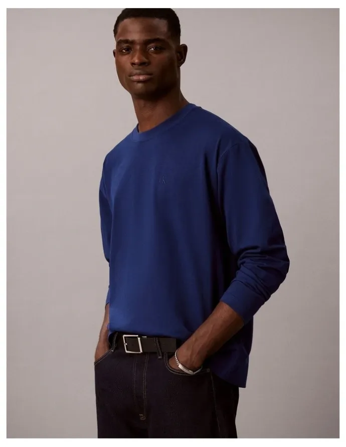 Calvin Klein Jeans Long Sleeve Oversized Monologo T-shirt