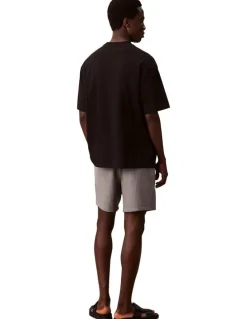 Calvin Klein Jeans Premium Terry Monogram Short in Grey