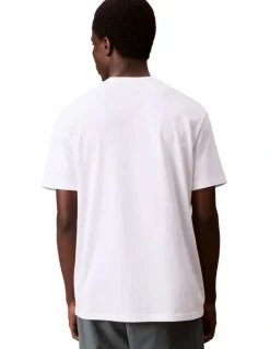 Calvin Klein Jeans Short Sleeves Easy Monogram Tee in White