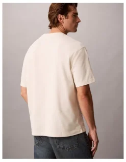 Calvin Klein Jeans Short Sleeve Relaxed Denim Washed Monologo Graphic T-shirt