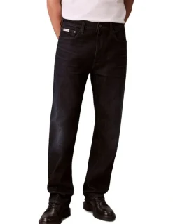 Calvin Klein Jeans Standard Straight Gothic Jeans in Black