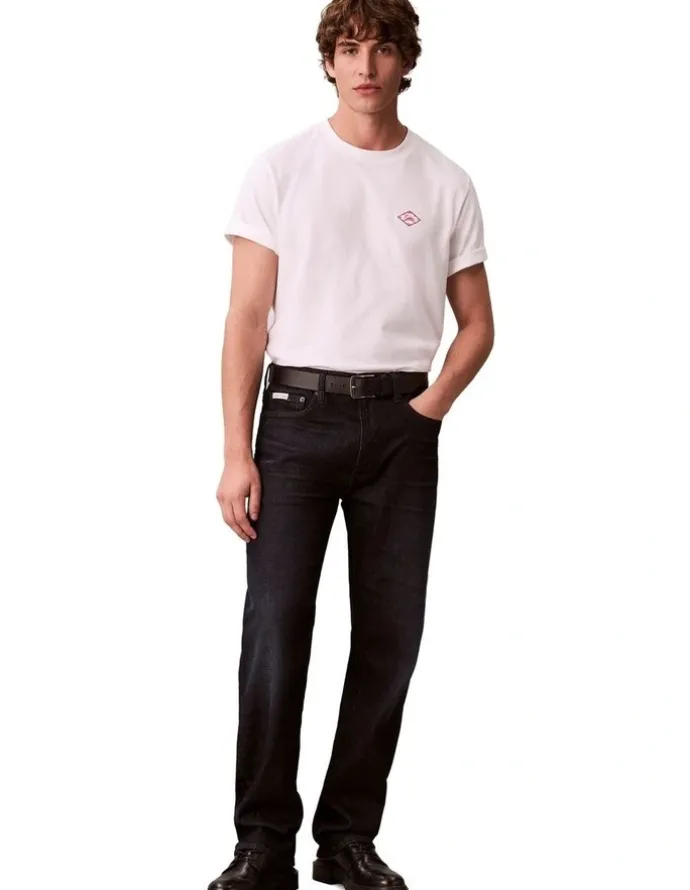 Calvin Klein Jeans Standard Straight Gothic Jeans in Black