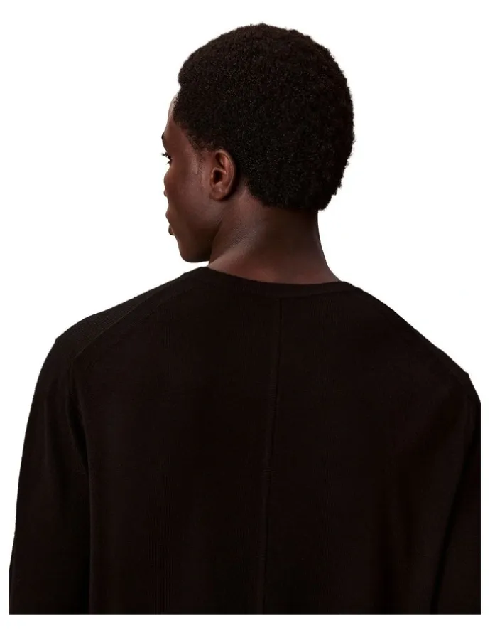 Calvin Klein Merino Crew Neck Sweater in Black