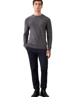 Calvin Klein Slim Cotton Stretch Chino Trouser in Dark Sapphire