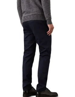 Calvin Klein Slim Cotton Stretch Chino Trouser in Dark Sapphire