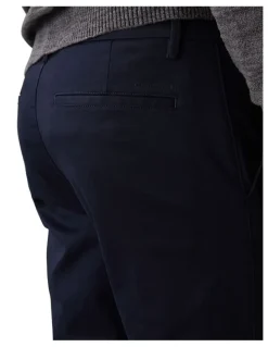 Calvin Klein Slim Cotton Stretch Chino Trouser in Dark Sapphire
