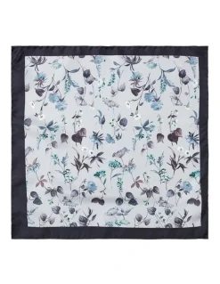 Cambridge Allium Floral Silk Pocket Square in Multi
