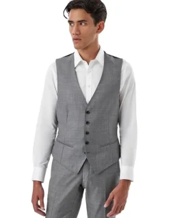 Cambridge Fawkner Modern Fit Vest In Grey