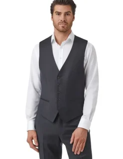 Cambridge Fawkner Modern Fit Vest in Dark Navy