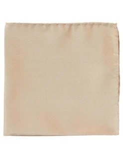 Cambridge Formal Silk Pocket Square in Gold