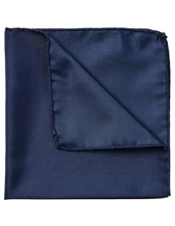 Cambridge Formal Silk Pocket Square in Navy