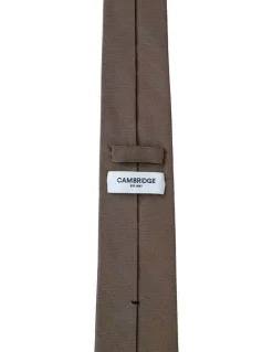 Cambridge Formal Silk Tie in Bronze