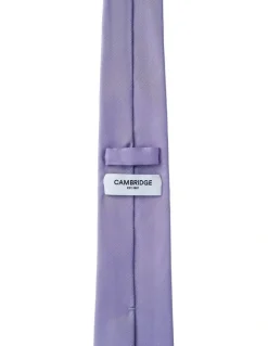 Cambridge Formal Silk Tie in Lavender