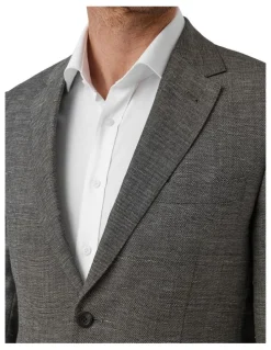 Cambridge Glamorgan Modern Fit Sports Jacket in Black & White