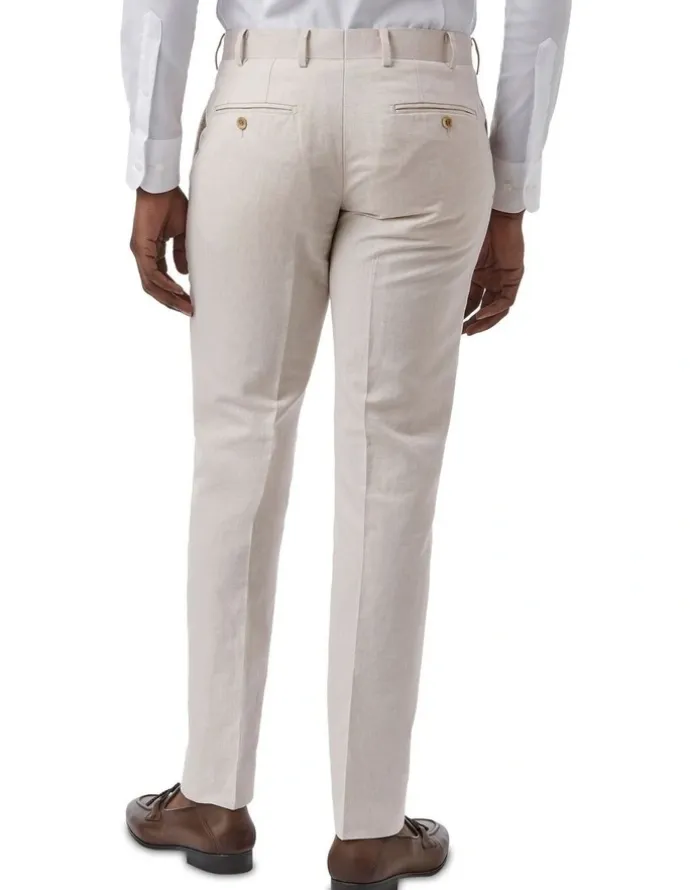 Cambridge Kingsbury Slim Fit Trouser in Sand
