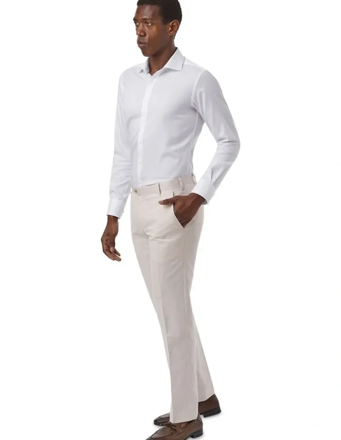 Cambridge Kingsbury Slim Fit Trouser in Sand