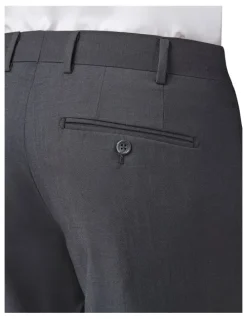 Cambridge Mitcham Modern Fit Trouser In Charcoal