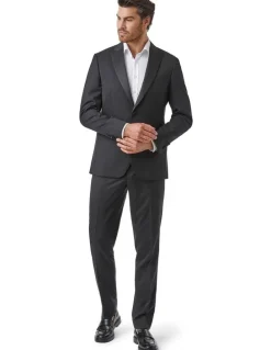 Cambridge Pickford Modern Fit Tuxedo Jacket Black