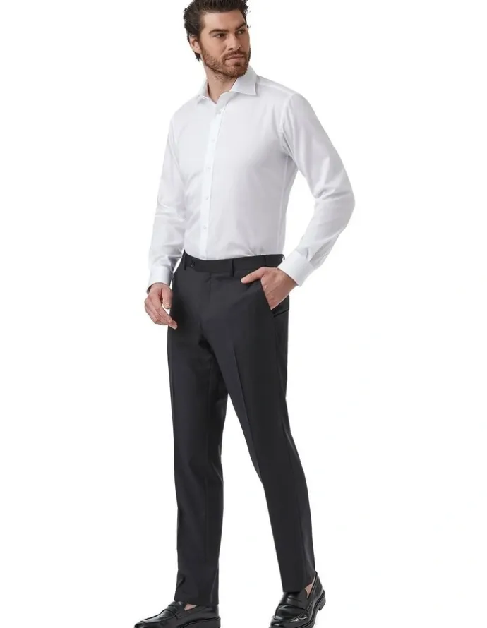 Cambridge Modern Fit Jett Trouser in Black