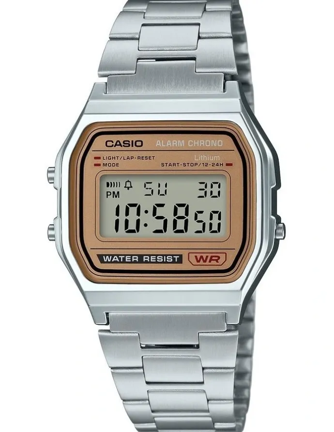 Casio A158Wea-9D Watch in Silver