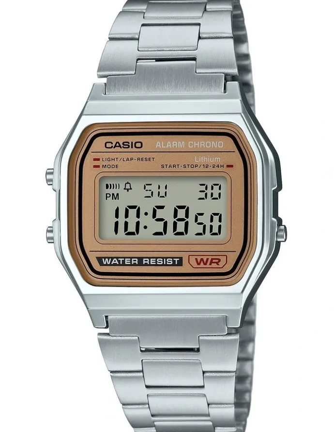 Casio A158Wea-9D Watch in Silver